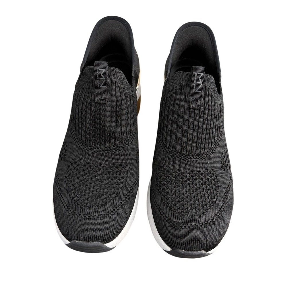 Mark Nason Los Angeles X Skechers Black‎ Gold Knit Slip On Sock Sneakers-Size 7